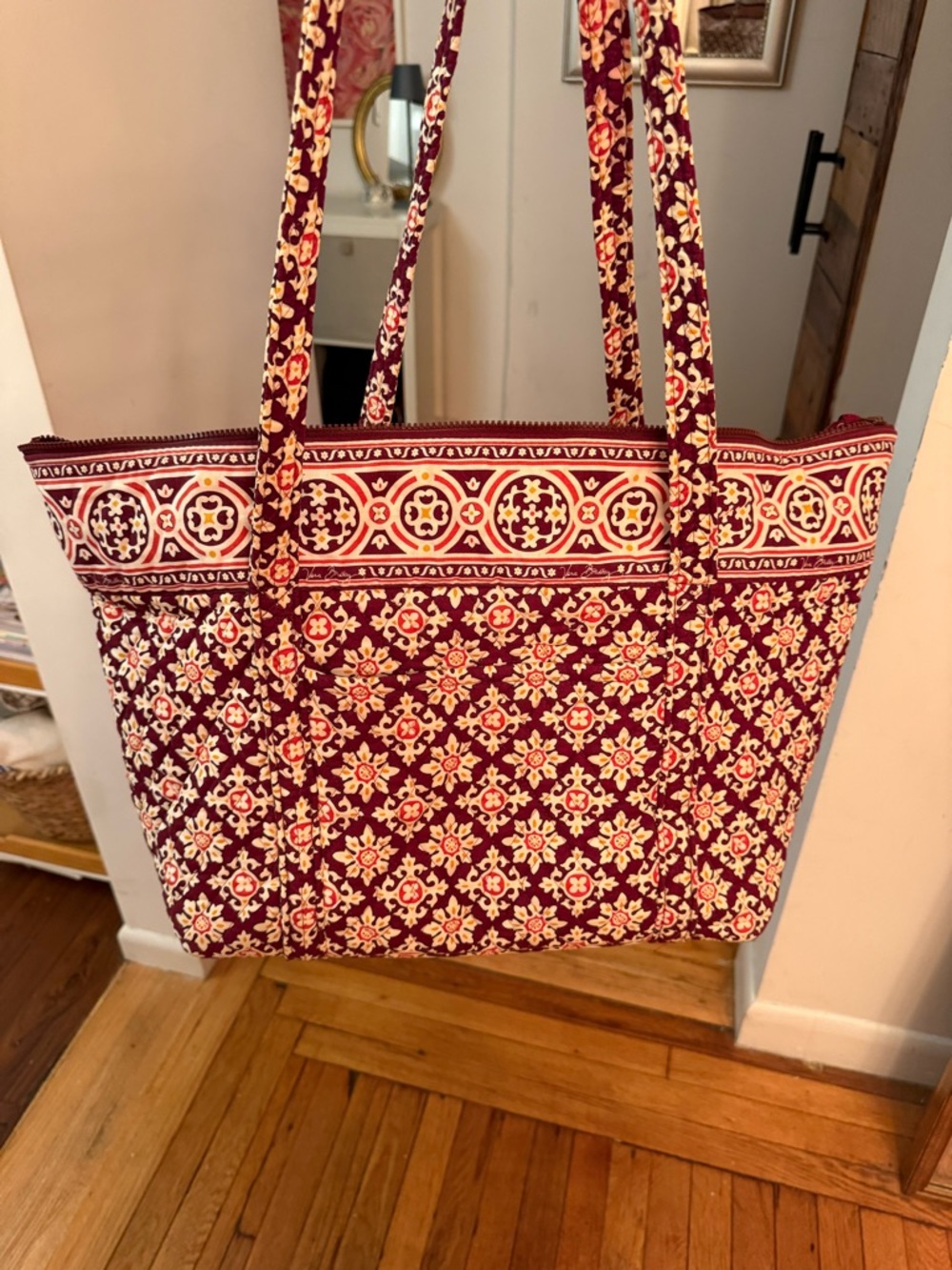 Vera Bradley Quilted Mini Duffel Bag